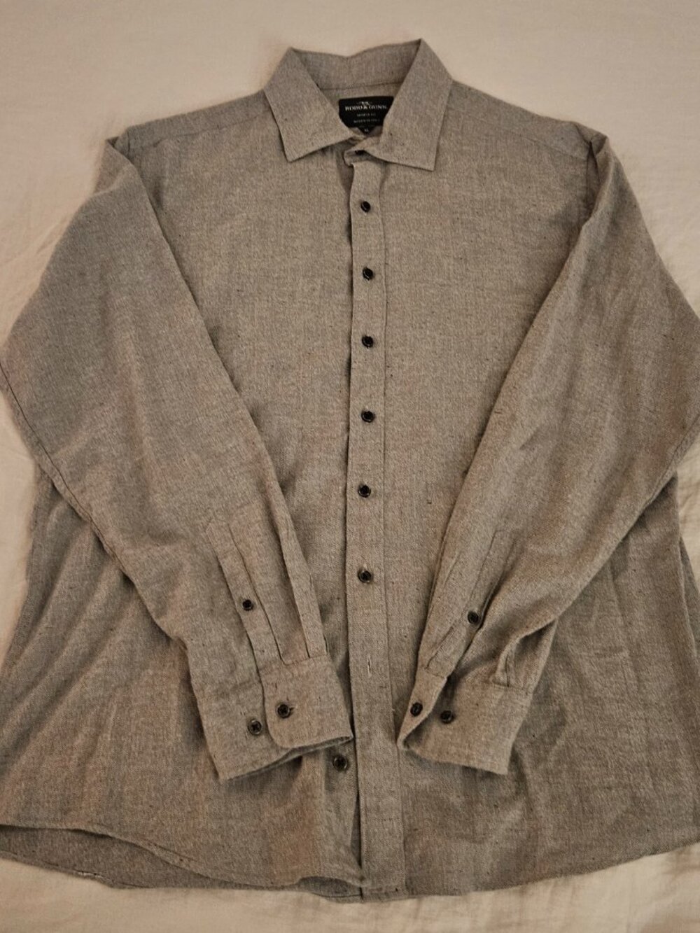 Rodd & Gunn Heathered Oatmeal Button Down Shirt XL